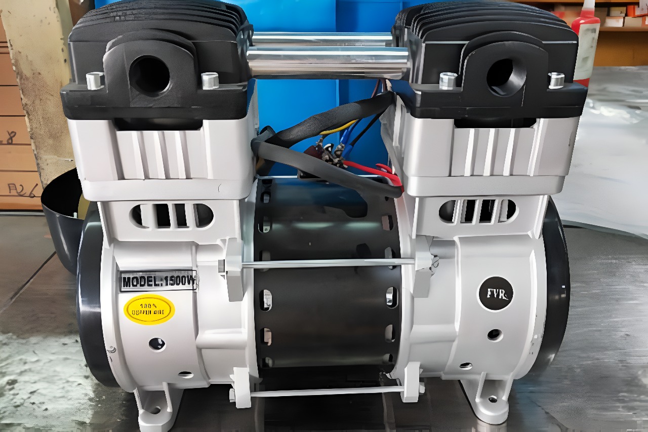 Compresor horizontal para aire comprimido industrial