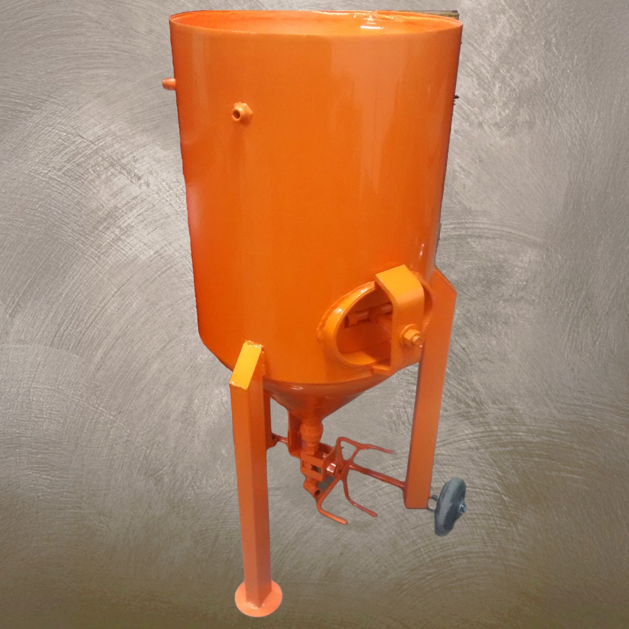 Tolva de sandblasting móvil para uso industrial